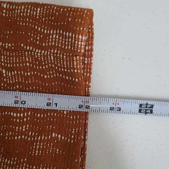 J. Crew Rust Orange Brocaid Pencil Skirt size 6 - Picture 6 of 6